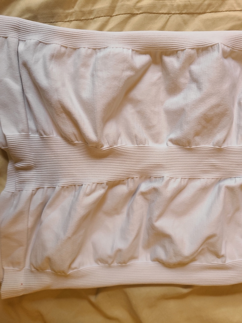 Athleta White Seamless Ribbed Racerback Tank - Picture 6 of 8